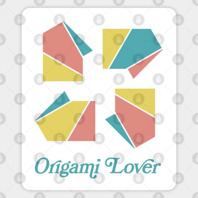 Origami Lover / Paper Folding Fan Sticker by CultOfRomance